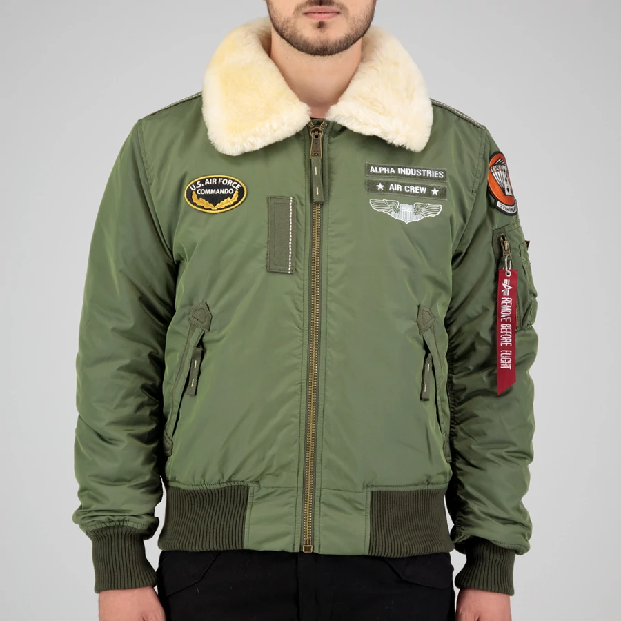 Injector III Air Force sage green repülős kabát Alpha Industries